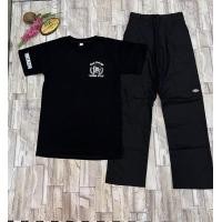 ราคา ชุดเซทเสื้อยืดแขนสั้นกางเกงขายาว เสื้อแขนยืดสั้นกางเกงขาต่อ เสื้อสกรีนลายด้านหน้า สกรีนแขน ชายสไตล์เท่ๆ พร้อมส่ง (17212768777)