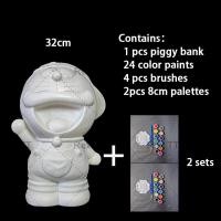ราคา Rex TT Doraemon รุ่น DIY สีขาวตุ๊กตาปูนปลาสเตอร์ ระบายสีปูนปลาสเตอร์ระบายสีตุ๊กตาปูนปลาสเตอร์ ปูนปลาสเตอร์ระบายสีกระปุกออมสิน (19301647446)