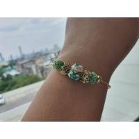 ราคา กำไลทองแมวนำโชคสีเขียว (21107508066)