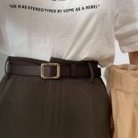 ราคา เข็มขัดผู้หญิง เข็มขัดแฟชั่น เกาหลี เข็มขัดหัวกลมสไตล์วินเทจ แมตช์แบบสบาย ๆ เข็มขัดยีนส์ (17174840961)