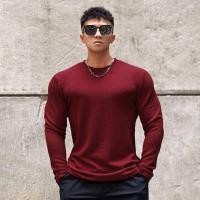 ราคา ใหม่แฟชั่นเสื้อกันหนาวผู้ชายแฟชั่นถักเสื้อสวมหัว Undercoat Amazon ข้ามพรมแดนวิ่งการฝึกอบรมแขนยาวเสื้อยืด (16830862018)