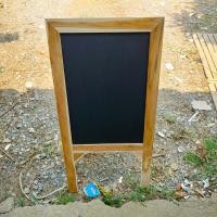 ราคา DR กระดานดำขาตั้ง กระดานดำ กระดาน กระดานดำขอบไม้ ป้ายกระดานดำ ป้ายหน้าร้าน ป้ายเมนู กระดานเมนูอาหาร กระดานดำไม้ (18971950724)