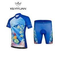 ราคา Ridphants ชุดเสื้อปั่นจักรยานสำหรับเด็กชุดปั่นจักรยานลายการ์ตูนชุดเสื้อปั่นจักรยานสำหรับเด็กเสื้อผ้าสำหรับเด็กชายหญิงเสื้อปั่นจ (11693566745)