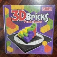 ราคา 3d brick puzzle series เกมส์เรียง brick3มิติ ถาดหมุนได้แข่งขัน2 4คน (20413805798)