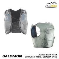 ราคา SALOMON ACTIVE SKIN 8 SET เป้น้ำสำหรับวิ่งเทรล หยิบของง่าย ช่องเก็บของเป็นสัดส่วน แนบกระชับ คล่องตัว เคลื่อนไหวสะดวก (20583111104)