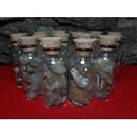 ราคา Gem natural อัญมณีธรรมชาติ 100 หินแร่ไหมทอง Rutile Quartz หินแห่งความร่ำรวย แบบขวดแก้ว ขนาด 20 49 มม อัญมณีเพื่อความเป็นสิริมงคล (2962048696)