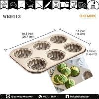 ราคา พิมพ์ CHEFMADE WK9113 พิมพ์ madeleine 6 หลุม (16495635705)