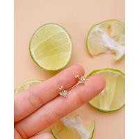ราคา Gails EFK324 Olive leaf stud ต่างหูปักก้านใบมะกอก (15028542642)