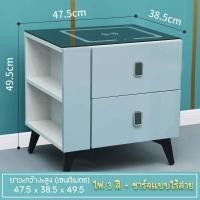 ราคา ตู้หัวเตียงอัจฉริยะที่ทันสมัยเรียบง่ายชาร์จมัลติฟังก์ชั่นไร้สายห้องนอนไม้เนื้อแข็งแสงหรูหราโต๊ะข้างเตียงขนาดเล็ก (14956485245)