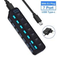 ราคา ฮับ3 0 USB ฮับ Type C ฮับหลาย USB แยก4 7ขยายพอร์ต USB USB USB 3 hab ใช้พลังงานอะแดปเตอร์ฮับ3 0 USB กับสวิทช์สำหรับพีซี (21170693829)