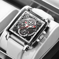 ราคา LIGE นาฬิกาผู้ชายแบรนด์เดิมแฟชั่นวันที่นาฬิกาข้อมือปฏิทินโครโนกราฟกันน้ำนาฟิกาข้อมือผช (9453920267)