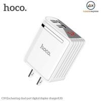 ราคา ปลั๊กชาร์จ Hoco C39 2 4A Max 12W หัวชาร์จไฟบ้าน ปลั๊กชาร์จ พร้อมจอ LED บอกความเร็วขณะชาร์จ (389934650)
