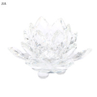 ราคา JIA งานฝีมือแก้วดอกบัวคริสตัลควอทซ์60มม เครื่องประดับ fengshui รูปแกะสลักของตกแต่งบ้านงานแต่งงานของขวัญของที่ระลึกนำโชคคริสตัลดอกบัว (20487228546)