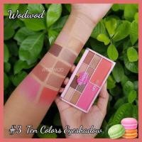 ราคา WODWOD Eyeshadow Ten Colors 30g อายแชโดว์ ทาตาสีหวาน ที่ได้ทั้งอายแชโดว์ และบลัชออน รวม 10 เฉดสีในหนึ่งพาเลทค่ะ (20316719257)
