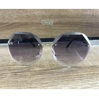 ราคา แว่นตากันแดดแฟชั่นผู้หญิง แว่นกันแดดไม่มีกรอบ แว่นกันแดดทรงเหลี่ยม (18226219944)