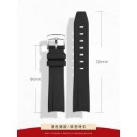 ราคา สายนาฬิกายางสำหรับ Omega X Swatch Joint MoonSwatch Constellation Sports 20มม สายนาฬิกาปลายโค้งสำหรับนาฬิกา Rolex (19645726998)
