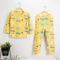 ราคา ชุดนอนเด็กผู้ชาย ชุดนอนเด็กผู้หญิง ลายการ์ตูน แขนยาวขายาว ผ้าคอตตอนผสมสเปนเด็กซ์ ผ้านิ่มเด้ง ใส่สบาย ไซส์ 100 160 (18540051542)