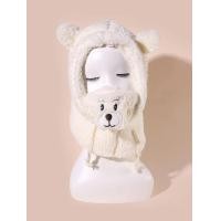 ราคา หมวกหมีผ้าพันคอ หมวกกันหนาว หมวกหมี สวมมือ สวมหัว (16556498395)