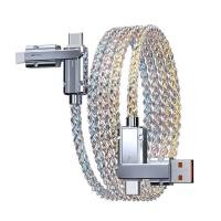 ราคา อ่านออกเสียง Gratis Ongkir RGB สายชาร์จแบบเร็วเรืองแสงการหมุน USB เป็น TypeC USB C ไหลลำแสงที่มีสีสันเย็นสายดึงข้อมูลสายไฟที่ชาร์จแบตเตอรี่โทรศัพท์ (21101694389)