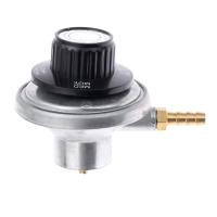 ราคา 1 Pound Propane Tank Low Pressure Adjustable Gas Regulator with 1 4Inch Barb Hose Connection (20686576375)