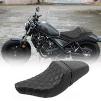 ราคา Blesiya ทรงอานม้าย้อนยุคเบาะที่นั่งคู่มอเตอร์ไซค์สำหรับ Honda Rebel Cmx 500 300 (20413499124)
