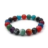 ราคา AGATE หินอาเกตหลากสี ขนาด 10 มม สร้อยข้อมือหินแท้ by siamonlineshop (329105394)