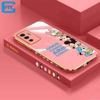 ราคา สำหรับ Vivo V25 Pro V23e V21e V23 V21 V20 V15 V11i V9 V5 V20 SE V20 Pro V27 Pro V29 Pro V29E V27E V11 Pro V19 Neo V17 V15 Pro ปลอกมิกกี้การ์ตูนแบบคู่กันกระแทกชุบโทรศัพท์กรณี (18178590552)