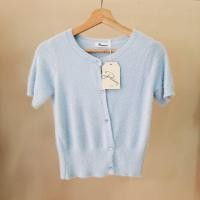 ราคา ? ? ? เสื้อคอกลม แขนสั้น ผ้าขนมิ้ง นุ่มนิ่ม ใส่เป็นเสื้อคลุมได้น่ารักมาก (17395330596)