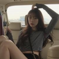 ราคา เสื้อออกแบบพิเศษสำหรับเต้นแจ๊สเอวสูงโชว์สะดือเสื้อยืดแขนยาวแบบสั้นเอวลอยเข้ารูปสำหรับผู้หญิงเสื้อตัวในเซ็กซี่สำหรับฤดูใบไม้ร่วง (19945404731)