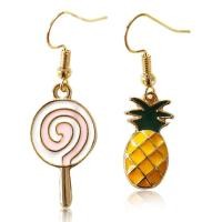 ราคา New Creative Earrings Harajuku Oil Cute Lollipop Pineapple Earrings Fashion Ladies Earrings (20124803286)
