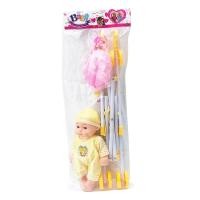 ราคา รถเข็นเด็กของเล่นมาพร้อมตุ๊กตา เด็กทารกร้อง รถเข็นตุ๊กตาเบบี๋ป้อนข้าว มีเสียงร้องมาม๊า ปาป๋า อุแว๊ๆ เสียงหััวเราะ (20078067679)