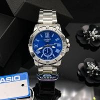 ราคา นาฬิกาผู้ชาย นาฬิกาข้อมือ มาใหม่ นาฬิกา คาสิโอ รุ่น MTP สายนาฬิกา สแตนเลส มีวงใน เข็มโรมัน ขนาดหน้าปัด 40 มม มี 5 แบบ แถมกล่องคาสิโอฟรี (16412856219)