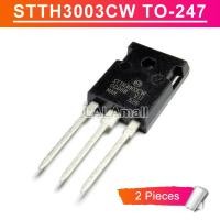 ราคา 2Pcs STTH3003CW TO 247 STTH3003 STTH3003C TO247 30A 300V Fast Recovery ความถี่สูงรอง Rectifier ไดโอดใหม่ Original (420895753)