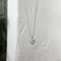 ราคา Winterwinter Jewelry Silver925 เครื่องประดับเงินแท้ เงินแท้925 สร้อยเงินพร้อมจี้ รูปหัวใจเล็ก พลอยอความารีน aquamarine (3887020257)