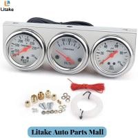 ราคา Triple Gauge Kit Volt Water Temperature Oil Pressure Gauge 3 In 1 Measurement Set (20981318648)