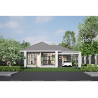 ราคา 111 แบบบ้าน บ้านชั้นเดียว 2 ห้องนอน 1 ห้องน้ำ (21246509184)