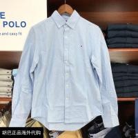 ราคา Authentic Purchasing Tommy Hilfiger Tommy Mens Autumn And Winter Pure Cotton Shirt Long Sleeved Mens Shirt Oxford Spinning (20509558760)