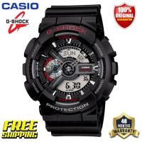 ราคา ต้นฉบับ G Shock GA110 ผู้ชายกีฬานาฬิกาคู่แสดงเวลา 200 เมตรกันน้ำกันกระแทกเวลาโลก LED แสงอัตโนมัติรับประกัน 4 ปี GA 110 1A ใหม่แท้ (19174745095)