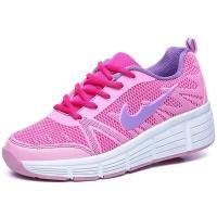 ราคา kids two wheeled Roller Skate Sneakers Outdoor Boys And Girls Sport Shoes (16487000110)