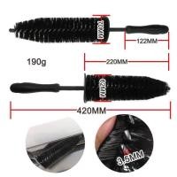 ราคา 9 5inch Car Wheel Wash Brush Tyre Brush Long Soft Bristle Cleaning Brush for Motor Engine Grille Wheel Wash Brush Cleaning Tool (20464966690)