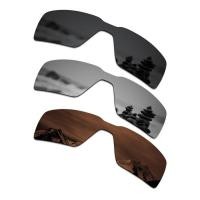 ราคา HOTnewSmarLT 3ชิ้นแว่นกันแดดโพลาไรซ์เปลี่ยนเลนส์สำหรับ Oakley Probation Stealth Black Silver Titanium Amber BrownHotsale (20353124738)