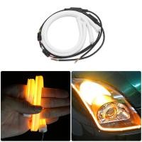 ราคา 2Pcs 45ซม DRLยืดหยุ่นแถบไฟLEDไฟหน้ารถเลี้ยวสัญญาณไฟDaytimeไฟเดย์ไลท์สำหรับHonda Civic Accord Crv Fit Jazz City Hrv (4323978806)