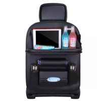 ราคา กระเป๋าหลังเบาะรถ ชุดเก็บของหุ้มเยาะในรถยนต์ กระเป๋าใส่ของหลังเบาะรถ กระเป๋าเก็บของในรถยนต์ มีถาดวางอาหาร (16260968504)