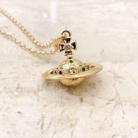 ราคา Vivienne Westwood NANASPACE สามมิติอิ่มตัวเพชรทองเงินสร้อยคอขี้เล่นเปิดใช้งาน (19309071746)