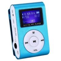 ราคา Mini Mp3 Player Screen Metal Clip Card Mp3 Mini LCD Display Digital Music Player for Adult and Colleage Student cool (17297214010)