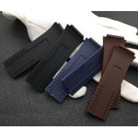 ราคา Black Blue Brown nature rubber watchband outdoor sports waterproof for porsche strap design P6780 men watch band free tools (10387959011)