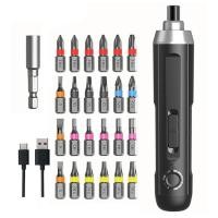 ราคา ไขควงไฟฟ้าชุดไขควงแรงบิดแบบปรับความเร็วได้5ระดับ18650แบตเตอรี่ลิเธียมแบบชาร์จไฟได้ไขควงไฟฟ้าไร้สาย (18287431578)