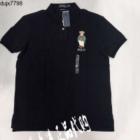 ราคา เสื้อโปโล Ralph Lauren ผู้ชายแขนสั้นเสื้อยืดสตรีมมาตรฐาน โลโก้หมี สีดำ (18172432101)