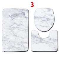 ราคา Zhaozhao 3 ชิ้น เซ็ต เสื่อห้องน้ำ แผ่นปูพื้น พรมเช็ดเท้า พรมห้องน้ำ กันลื่นพรมในห้องน้ำ ตกแต่งห้องน้ำ เบาะรองนั่งชักโครก (21004465151)