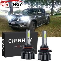 ราคา สำหรับ Nissan Navara NP300 2009 2019 โคมไฟหัว 2ชิ้น CHENNGY LED สีขาว6000พันหลอดไฟชุดไฟหน้า (16312847806)